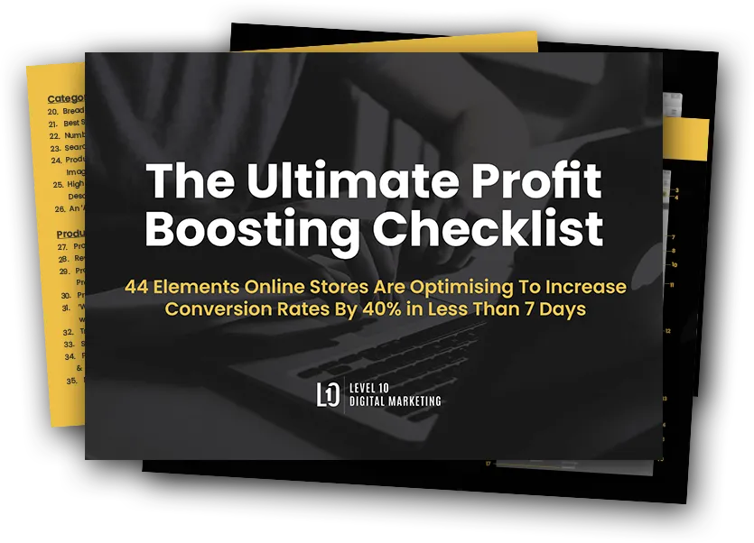 the profit boosting checklist imge